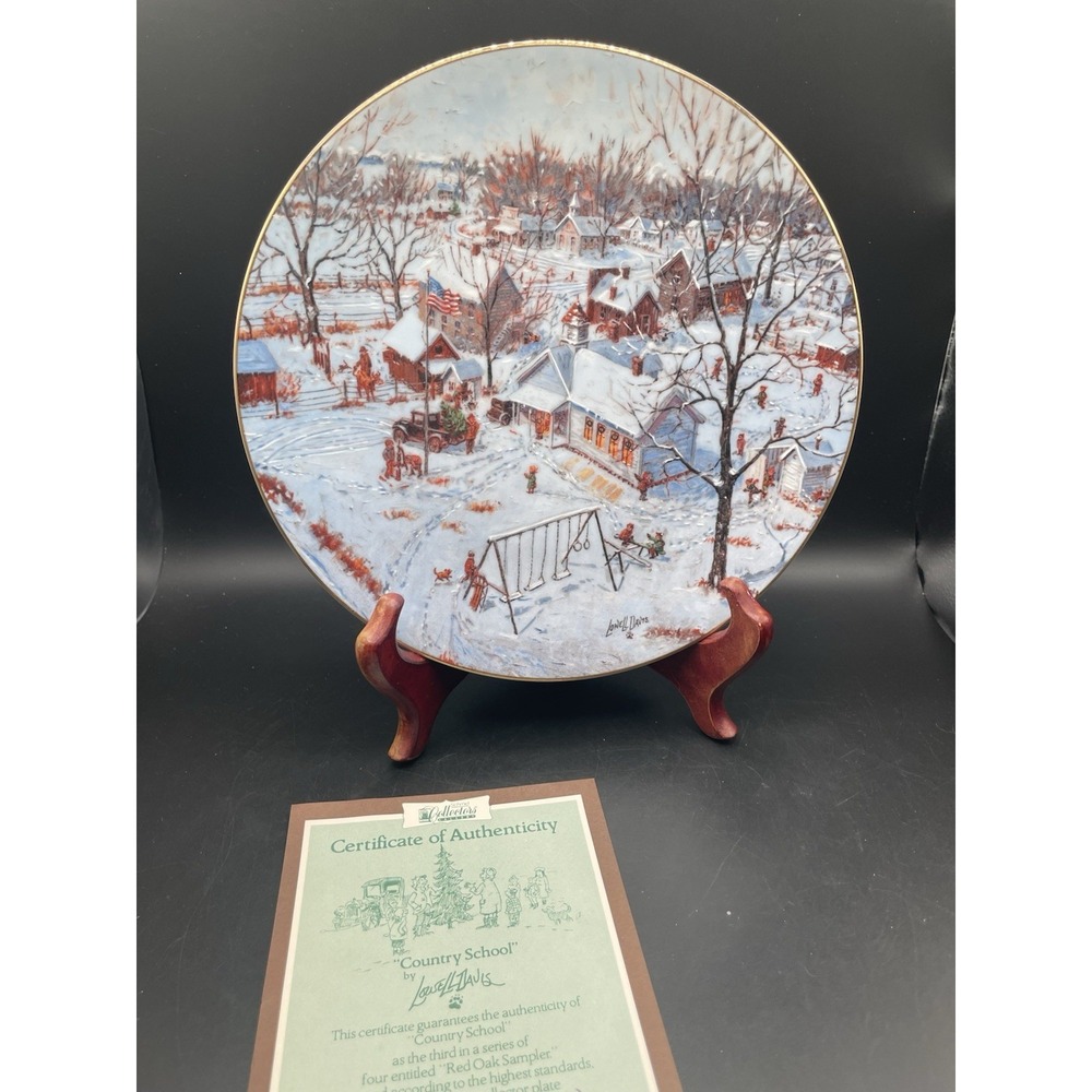 Lowell Davis "Country School" Collector Plate #3573